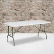 Space-Saving Foldable Table for Outdoor Events - 5