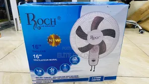 Roch 16" Wall Fan 1615F - Nguvu na Hifadhi Nafasi