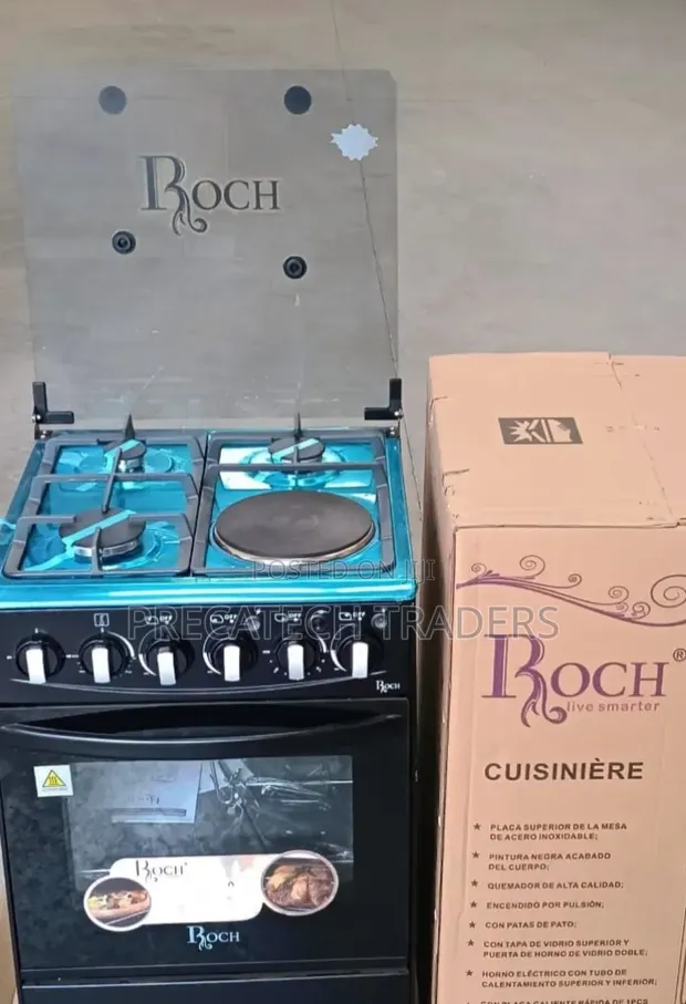Roch 50x55 Cooker with Oven – 3+1 Burners - 1