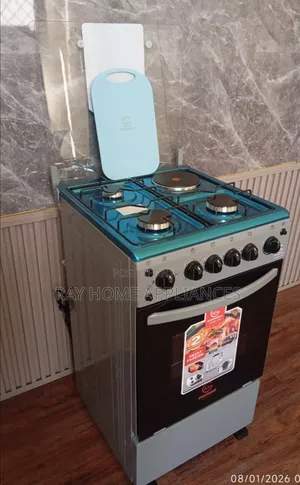 Eurochef 50cm*55cm 3 Gas + 1 Electric Standing Cooker with Electric Oven