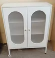 Imported Modern Shoe Storage Cabinet with Glass Door - 2