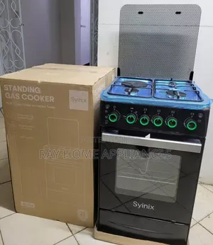 Syinix 50cm*55cm 3-Burner Standing Cooker with Electric Oven