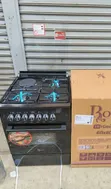 Roch 60x60cm Jiko la Ges na Umeme 3+1 - Nyeusi - 2