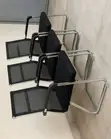 Black Mesh Reception & Conference Chair - 4