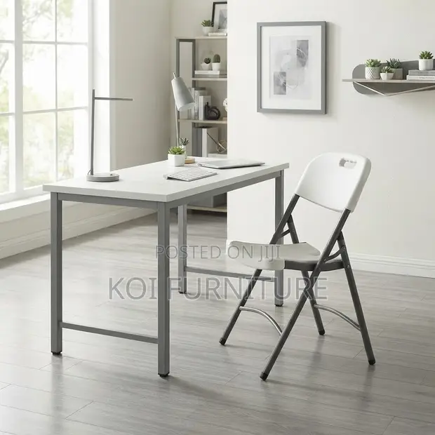 White Office Chairs for Home Office & Patio - 1