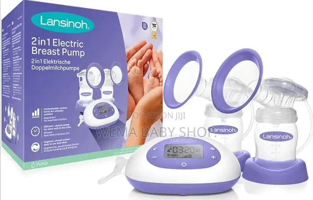 Lansinoh 2-in-1 Double Electric Breast Pump - 1