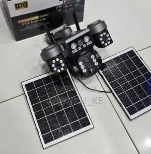 V380Pro 4G Solar Camera with Triple Lens & Dual Panels