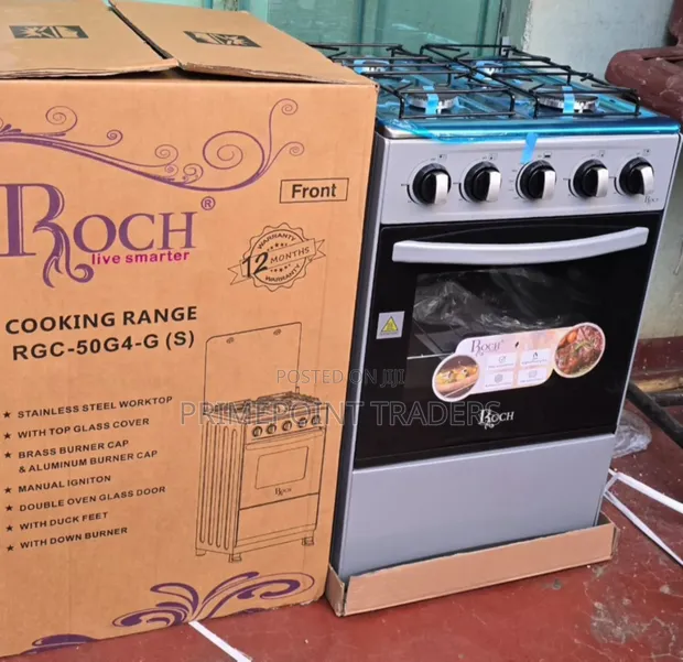 Roch 50x55cm Full Gas Standing Cooker - Compact & Reliable - 1