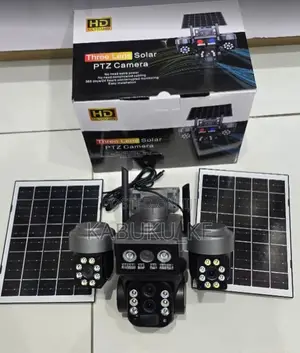 V380Pro 4G Triple Lens PTZ Solar Security Camera