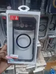 Google Pixel 10 Pro XL Nyeusi Magnetic Clear Case - 1