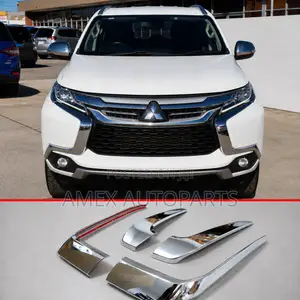 Mitsubishi Pajero Sport Bumper Mbele Chrome Moulding (2019 Kuendelea)