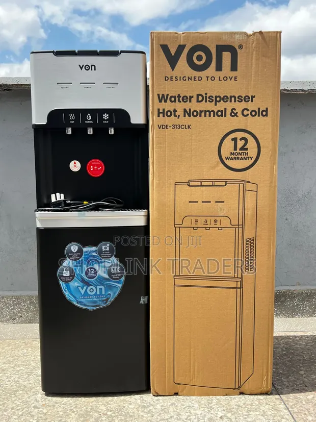 Von Water Dispenser 3-Tap na Child Lock - 1