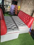 Brand New Multi-Colored Rectangular Sofas (Set of 3) - 3