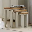 Modern Nesting Coffee Table Set - Brown Wood - 4