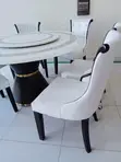 Seti ya Meza ya Kula ya Kisasa ya C&C ya Viti 6 - 2