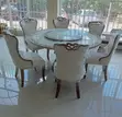 Seti ya Meza ya Kula ya Kisasa ya C&C ya Viti 6 - 5
