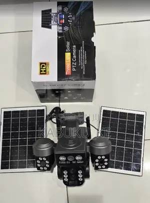 V380Pro 4G Triple Lens Solar Security Camera