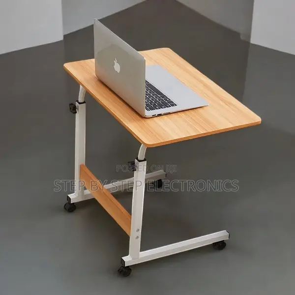 Height Adjustable Laptop Table with Wheels - 1