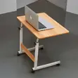 Height Adjustable Laptop Table with Wheels - 1