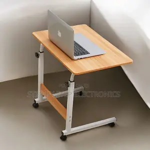 Height Adjustable Laptop Table Stand with Wheels