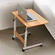 Height Adjustable Laptop Table Stand with Wheels - 1