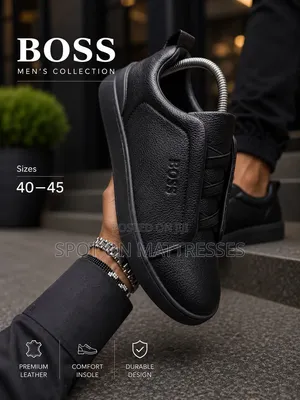 Viatu vya Boss vya Wanaume bila Kamba