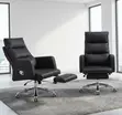Ergonomic Black Recliner Office Chair - 1