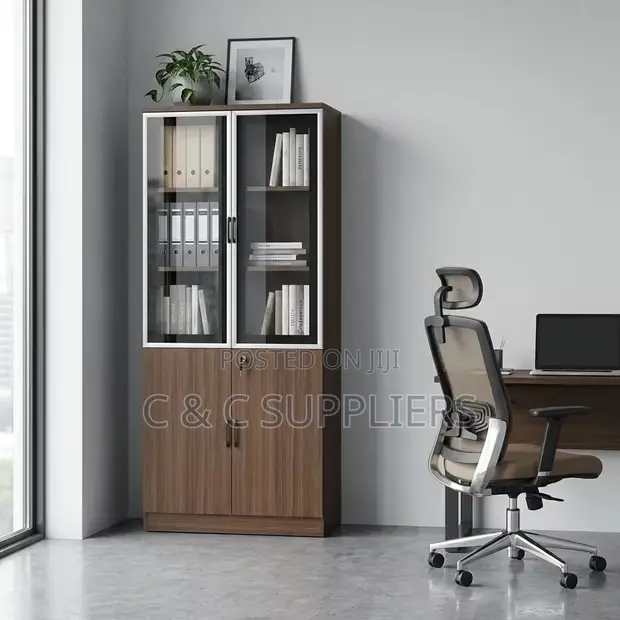 C&C Executive 2-Door Wooden Cabinet - 1