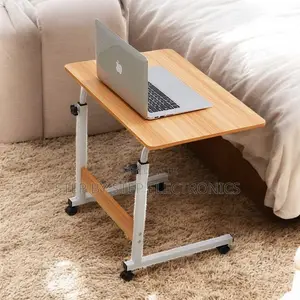 Lightweight Portable Height Adjustable Laptop Table with Wheels
