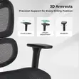 Adjustable Full Mesh Conference Chair with Footrest - 2