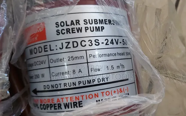Solar General Submersible Screw Pump 24V/250W - 1
