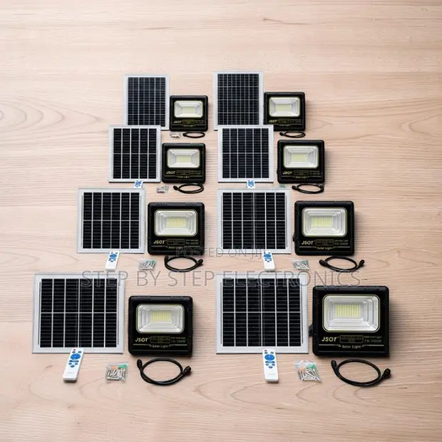 Super Bright Durable Solar Flood Lights (100W, 200W, 300W) - 1