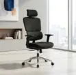 High Back Orthopedic Fabric Office Chair - 4