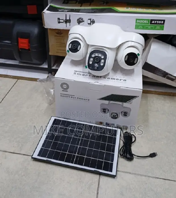 20MP 4K Ultra HD 4G PTZ Triple Lens Solar Security Camera - 1