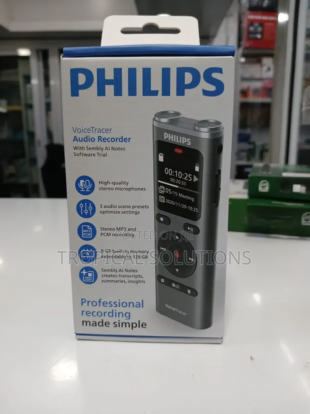 Philips Voice Tracer DVT1170 Audio Recorder - 1