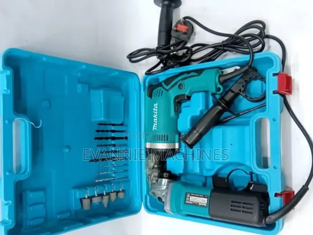 Makita 4-Inch Angle Grinder & Impact Drill Combo Kit - 1