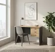 1.2m Home Office Desk with Lockable Drawer - 3
