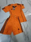 Jezi ya Uniformi ya Watoto Rangi ya Chungwa ya Polyester - 1