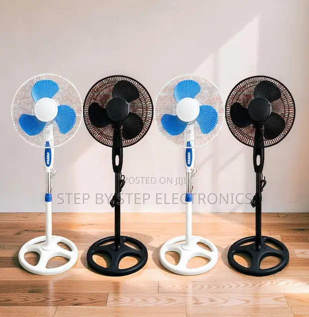 16'' Electric Stand Fan - 3 Speed, Wide Coverage - 1