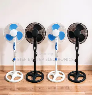 16" Electric Stand Fan - Full Oscillation, Quiet Cooling