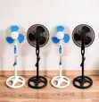 16" Electric Stand Fan - Full Oscillation, Quiet Cooling - 1