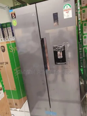 Syinix 460L No Frost Side by Side Fridge with Water Dispenser