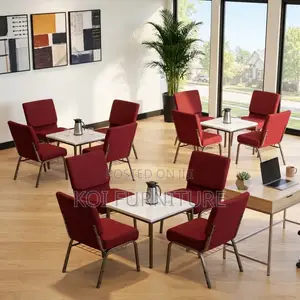 Red Office & Meeting Chairs (Set of 4)
