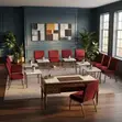 Red Office & Meeting Chairs (Set of 4) - 4