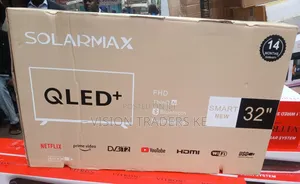 Solarmax 32" Smart QLED Frameless TV with Bluetooth