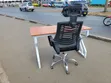Office Workstation Desk with Ergonomic Mesh Chair - 1