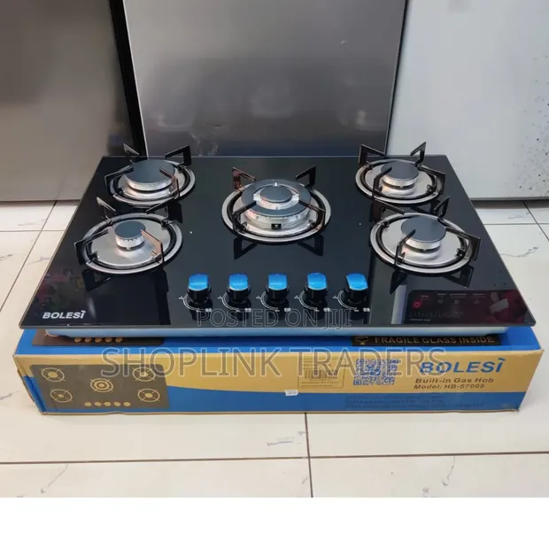 Bolesi Built-in Kitchen Hob 90cm 5 Gas Burner - 1