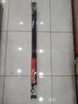 2m Black Double Adjustable Curtain Rod - 1