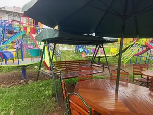 Seti ya Swing za Bustani za Nje, Mwavuli, Viti