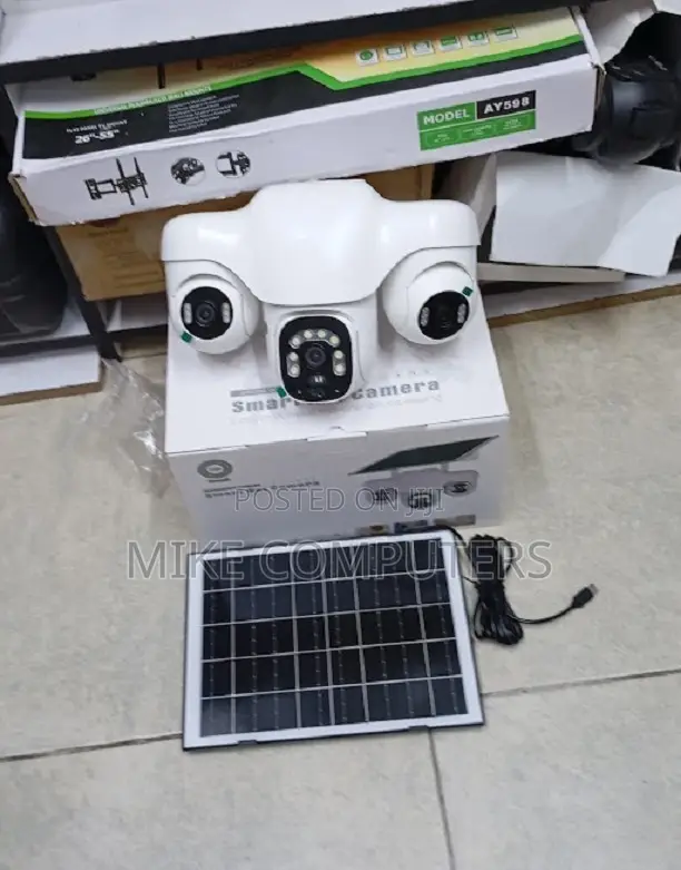 20MP 4K Ultra HD 4G PTZ Triple Lens Solar Security Camera - 1